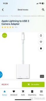 USB ADAPTÉR APPLE 20€