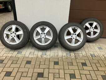 Alu Disky 5x112 215/65 R17, zimne pneu