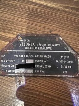 Velorex 350 stitok