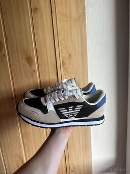 Emporio Armani sivo-čierno-modré [size 43]