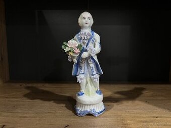 Retro čínska porcelánová soška