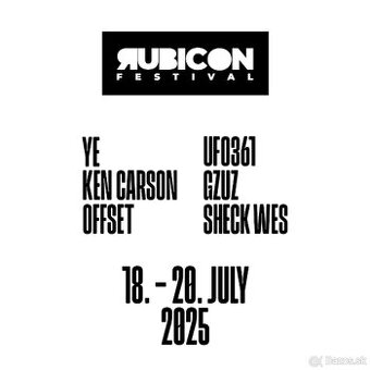 Predám lístok na Rubicon Festival 2025