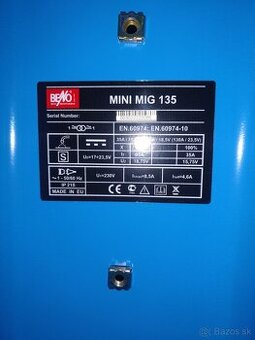 CO2 zváračka Beno Mini Mig 135