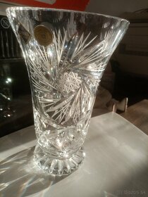 Kryštálová váza Bohemia