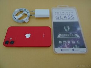 iPhone 12 MINI 128GB RED - ZÁRUKA 1 ROK - 100% BATERIA