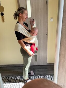 Šatka na nosenie detí Minu baby wrap