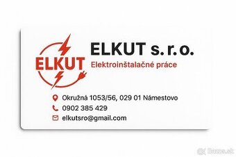 ELEKTROINSTALAČNÉ PRÁCE