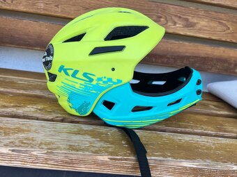 Predam detsku full face prilbu Kellys - vel. XS/S 52-56cm