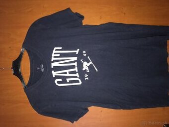GANT originál tmavomodré pánske tricko L/XL