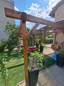 Drevená pergola rezervované