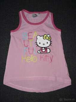 ružové tielko Hello Kitty -4 roky 104cm - 1