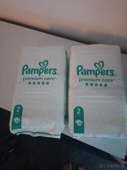 Plienky pampers 2 ,112 ks +podlozka