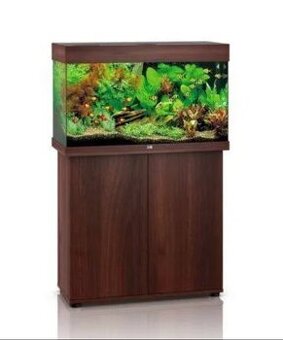 Predám akvárium Juwel Rio 125 LED akvarijní set tmavo hnedý