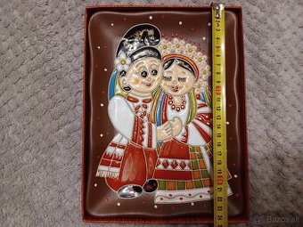 Keramika - obraz ludovy motiv