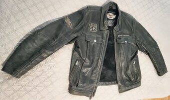 Motorkárska kožená bunda Harley Davidson