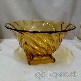 Retro misa z ambrového skla