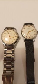 Funkčné historické hodinky "Pobeda" – 2 kusy