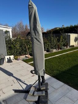 záhradný slnečník 350 cm antracit