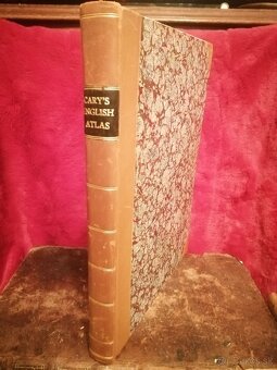 Veľký atlas Anglicko viac ako 50 máp  1793 - 1