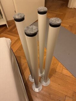 IKEA ADILS Noha, biela 4ks