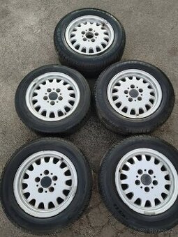 BMW elektrony 5x120 205/65/r15 + letne penu +rezerva 5. kolo