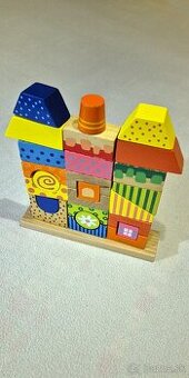 drevená skladačka Domček