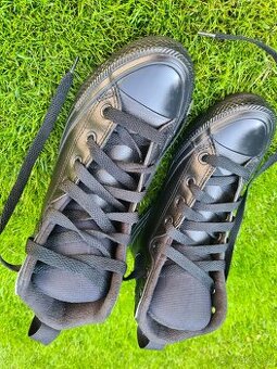Converse čierne vysoké kožené v.EU 36, cm 22,5