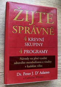 Žijte správně 4 krevní skupiny 4 programy J.Adamo za 5EUR