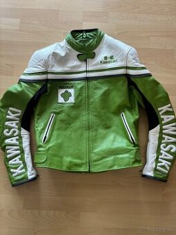 Kožená moto bunda Kawasaki XL