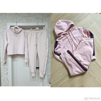Guess 2x ruzova logovana teplakova suprava