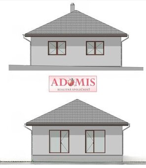Predáme 4izbový bungalov 606m2 Ruskov,všetky siete,kanalizác