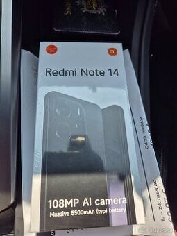 predam redmi note 14 6gb-128gb zapecateny iba osobne