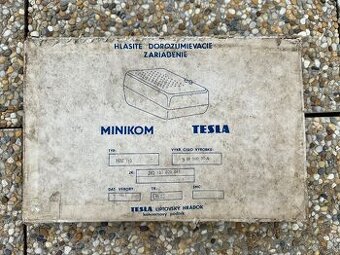 Hlasité dorozumievacie zariadenie TESLA MINIKOM