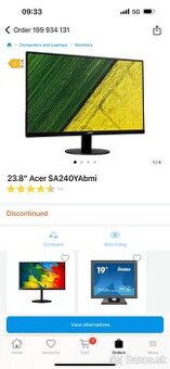 24" Acer SA240YAbmi