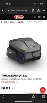Yamaha rear seat bag