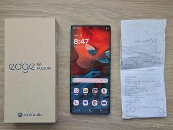 Motorola EDGE 50 Fusion 5G 8GB/256GB Blue, top, zaruka NAY
