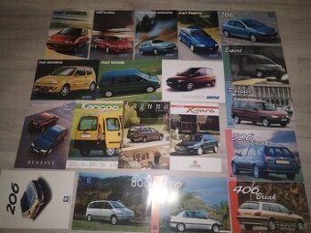 Prospekty peugeot, Fiat, renault, citroen