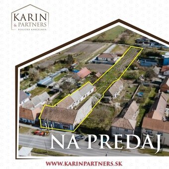Podnikateľský objekt - rodinný dvojdom s veľkým pozemkom
