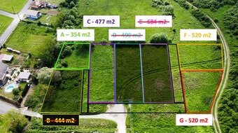 POZEMOK pre výstavbu RD - obec Mučín