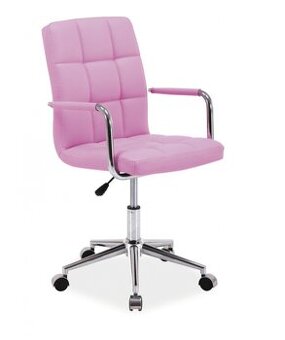 Otočná stolička ružová
