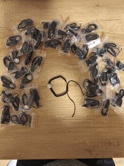 Náramok čierny - strieborná medaila (benediktínska)