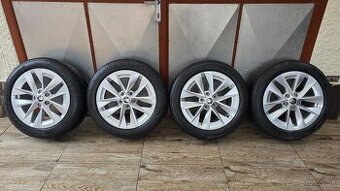 Predám originál ŠKODA ROTARE elektrony 5x112 r17 205/55 zim
