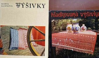 Knihy hladkovaná výšivka + Výšivka
