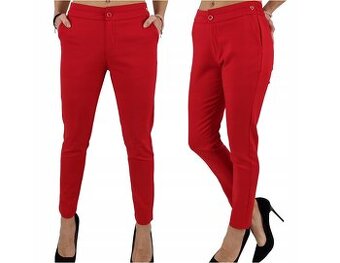 Červené 7/8 nohavice FREESIA v.L