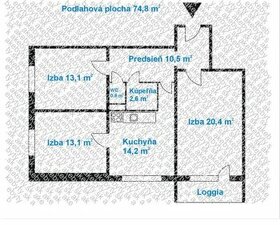 Predaj 3 izb. byt skoro v centre Košíc, sídlisko Kuzmányho.