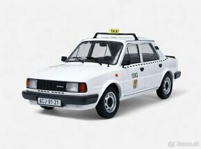 FOX18 - 1:18 - Škoda 120 L Taxi - Bílá