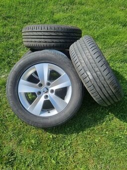 5x112 r 16 alu disky + letne pneumatiky