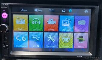 LCD autoradio dotykove bluetooth+aux+usb sd karta