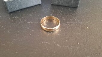 Zlata obrucka panska 14kt