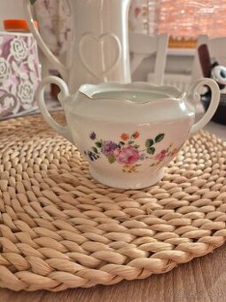 Retro porcelánová cukornička